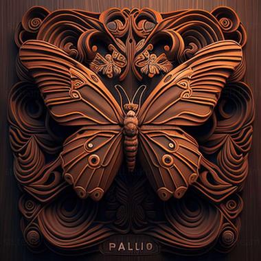 3D модель Papilio palinurus (STL)